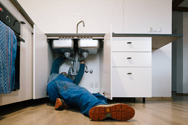 Professional Drain Cleaning technician working in Dublin, NH